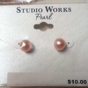 Studio Works Blush Pearl Earrings